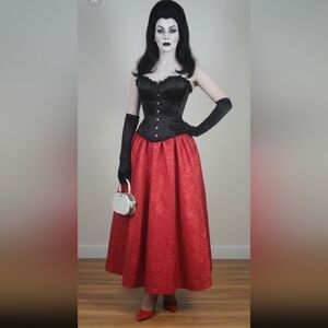 Vintage Homemade Red Skirt L